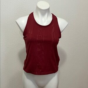 90 Degree By Reflex Cropped Athletic Tank Top Sz L